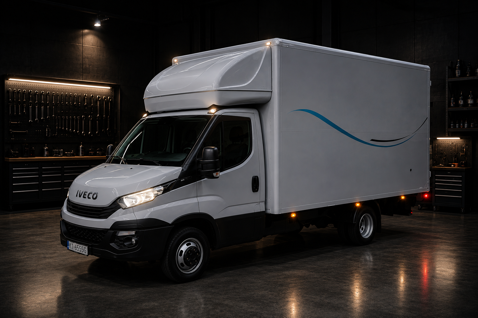 Samochód dostawczy IVECO Daily jako część zaplecza logistycznego SURE